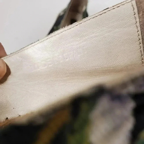 Dolce & Gabbana Multicolor Floral Print Brocade Fabric Espadrille Flats Size 37 - Picture 5 of 11